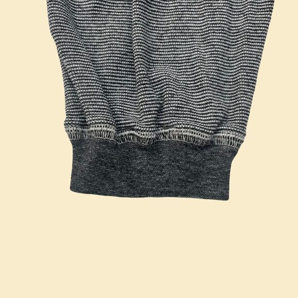 Vintage 90s grey quarterzip, 1990s men's Pure Products lightweight pullover - Picture 2 of 10